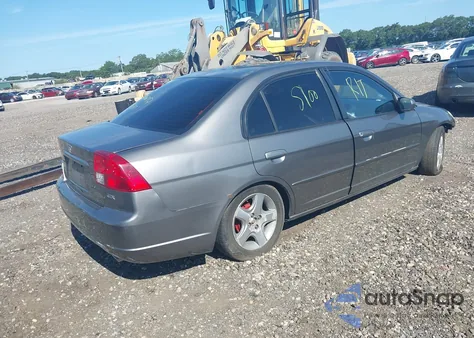 2004 Honda Civic Ex z USA, uszkodzony, nr VIN 2HGES25724H612429
